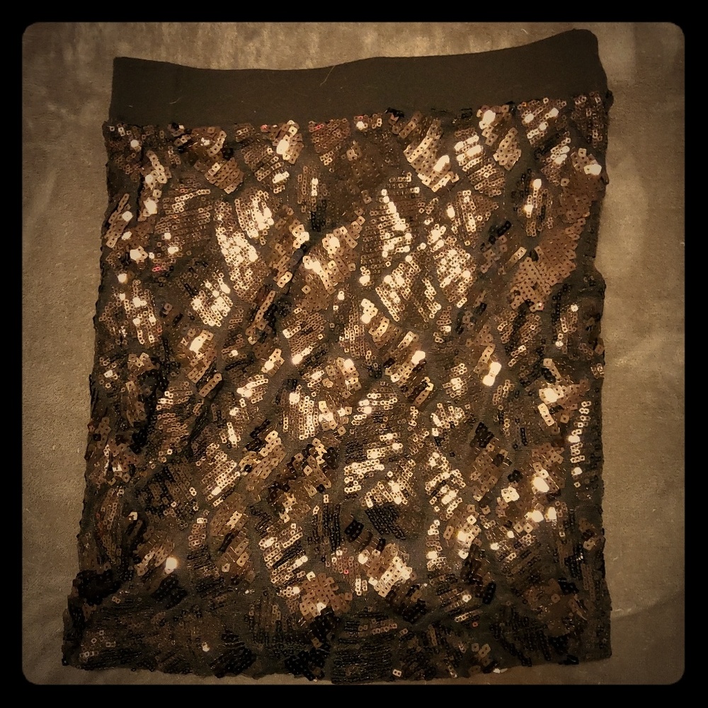 🌟Black Sequin Mini Skirt🌟  (S)